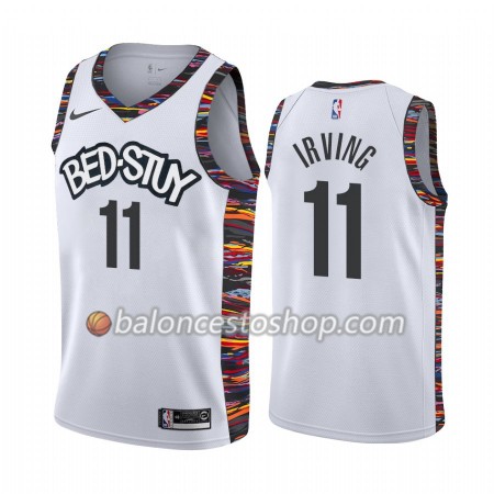 Camiseta Hombre NBA Brooklyn Nets Kyrie Irving 11 2019-20 Nike City Edition Swingman